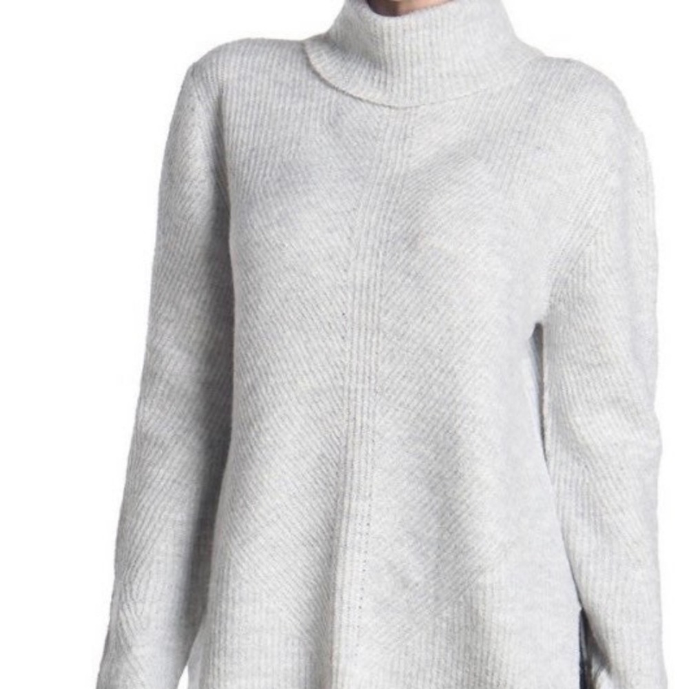 Sweet Romeo Gray Cowl Neck Sweater SZ XL